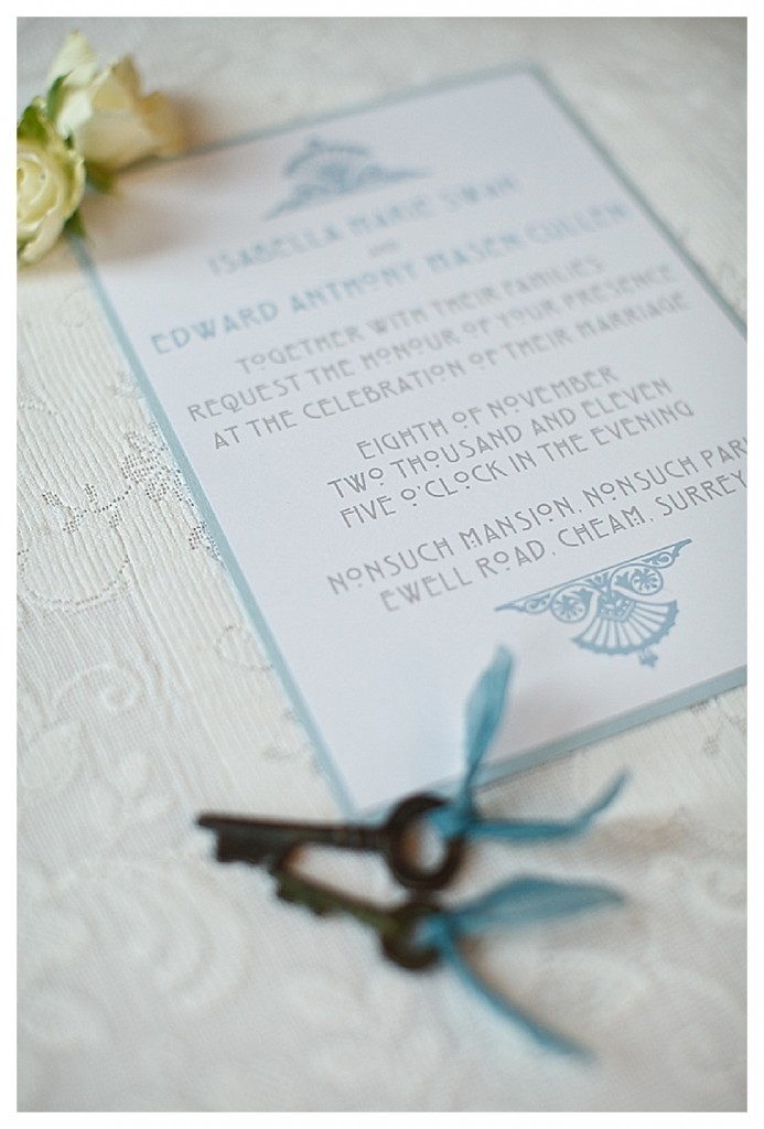 {Twilight} Breaking Dawn Inspired & Styled Wedding Shoot ~ Invitation