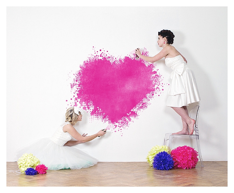 Neon love ~ a colour pop inspired bridal shoot!!