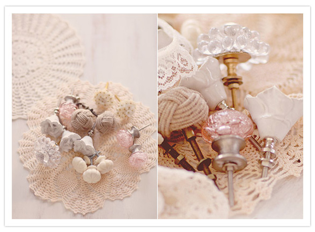 Pretty DIY door knob wedding bouquet Pretty DIY door knob wedding bouquet