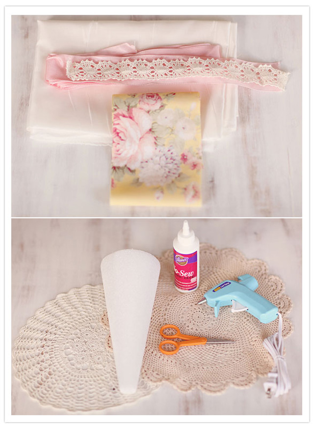 Pretty DIY door knob wedding bouquet