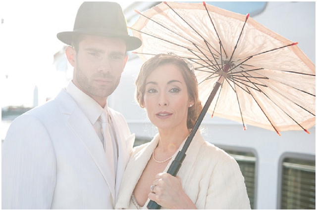 Modern Glam Deco: River Boat | Styled Bridal Shoot
