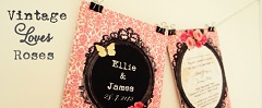 Vintage Loves Roses | Eclectic Wedding Stationery