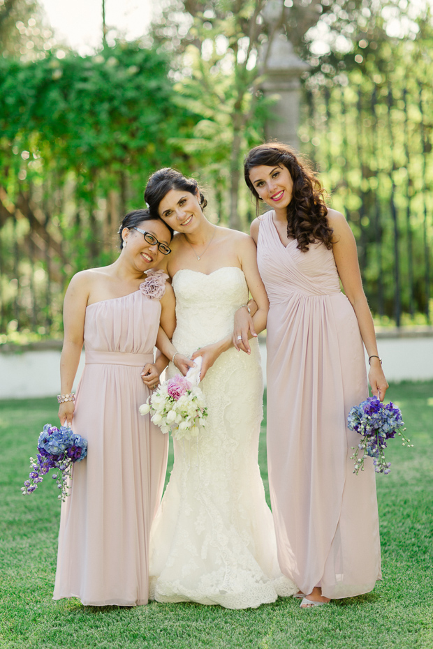 suede rose bridesmaid dresses