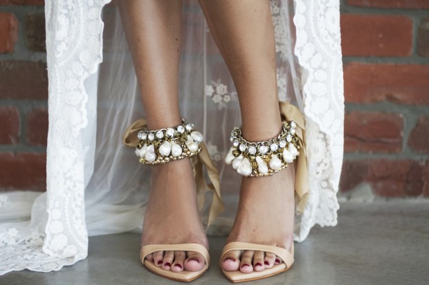 boho bride shoes