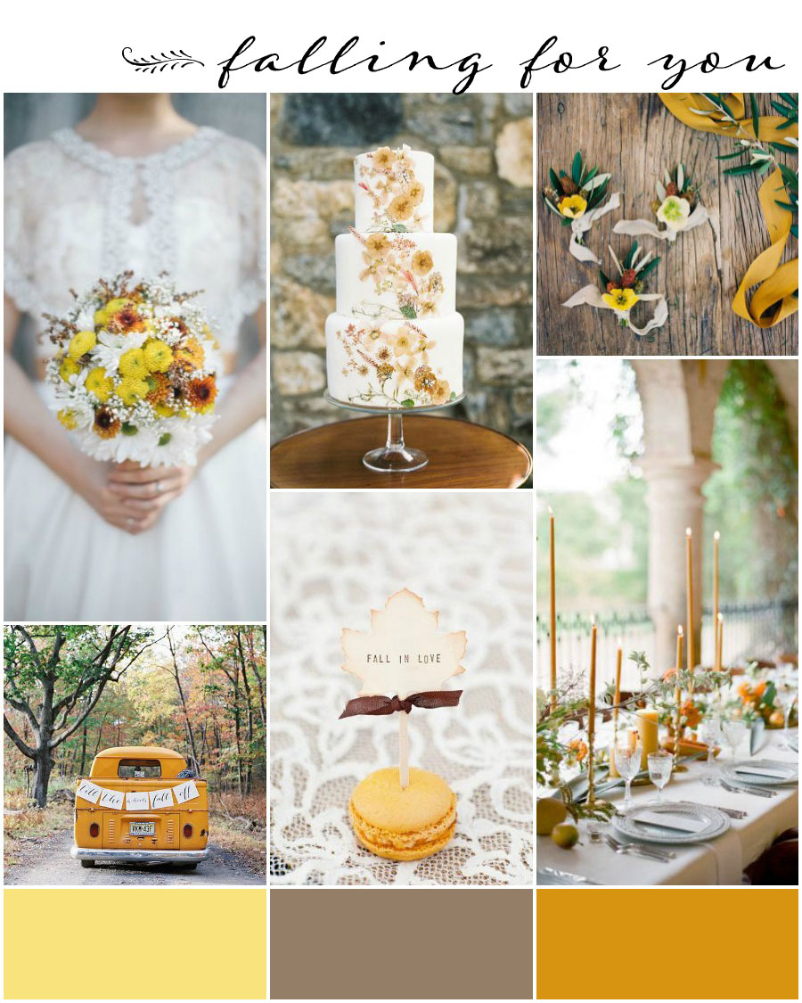 Burnt Orange And Mustard Yellow Wedding Theme