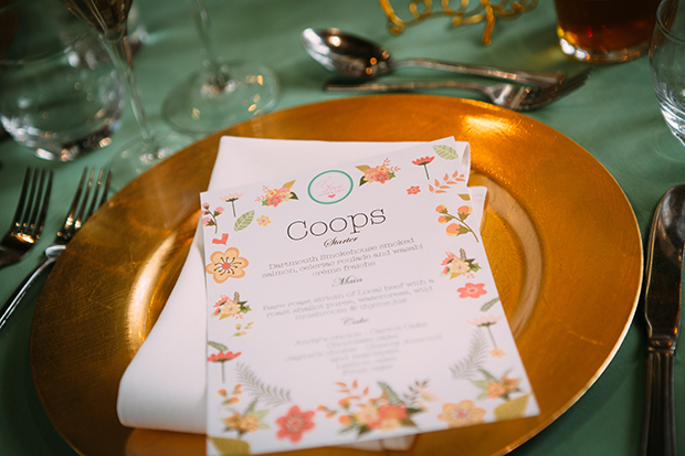 mint green, coral and gold real wedding (107)