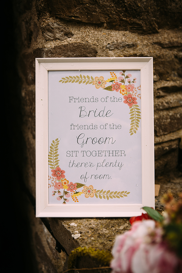 Mint Green, Coral & Gold Sequins Real Wedding: Jayne & Andy