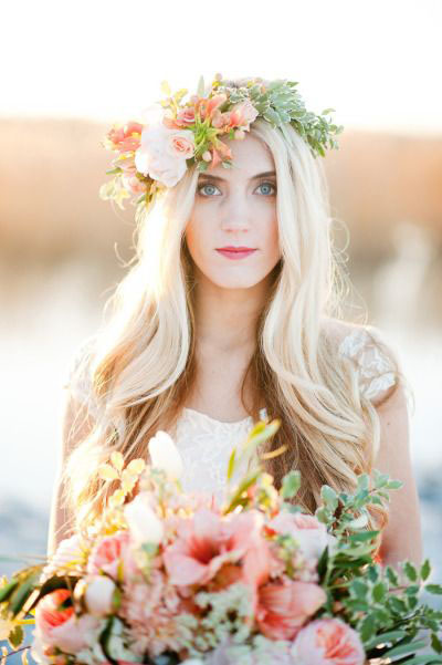 Peach Mint & Blue Wedding Ideas & Inspiration