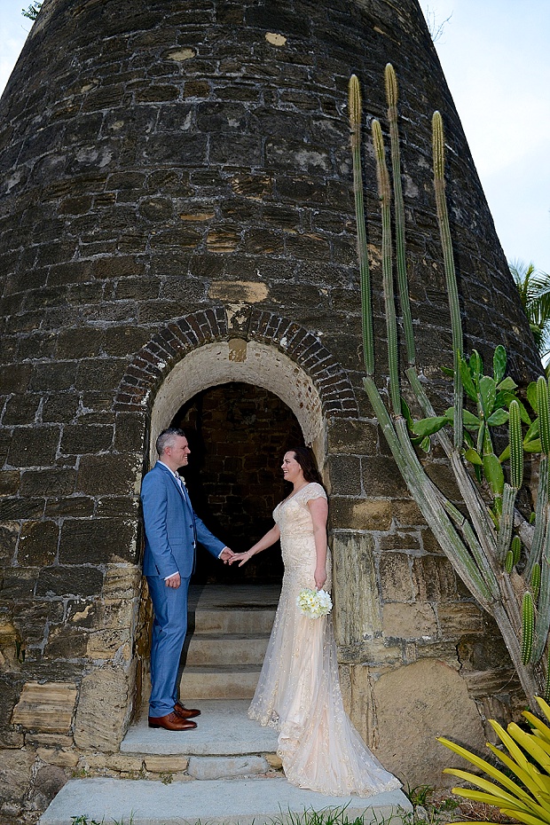 Gold, Champagne Glam Beach Vow Renewal in Antigua Sonia & Chris (53)