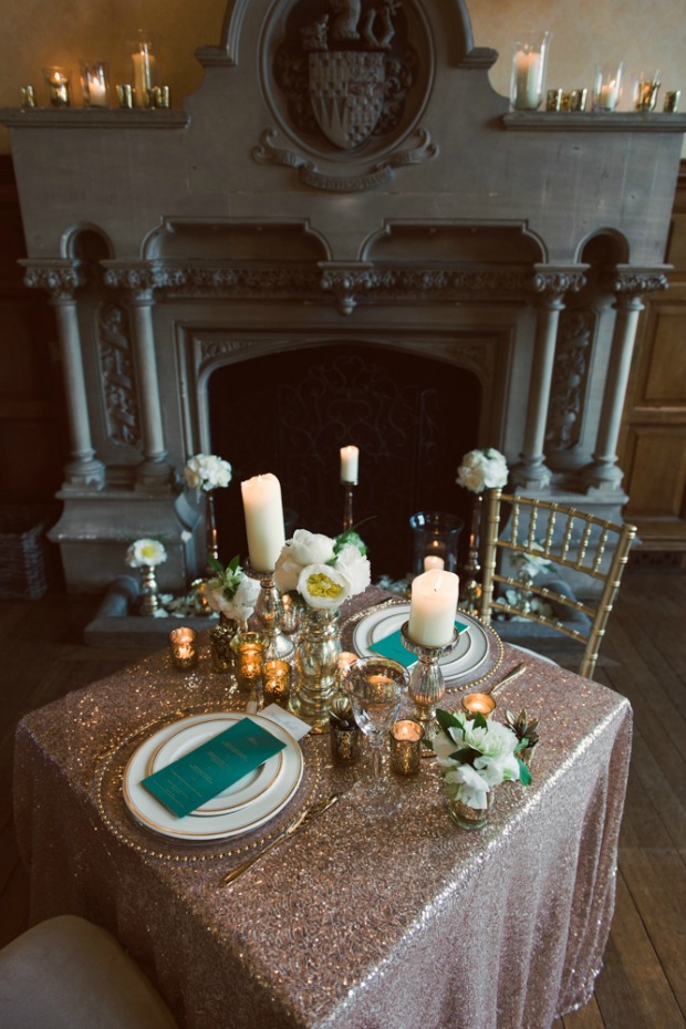Classic Meets Contemporary: An Emerald & Gold Bridal Shoot at the Beautiful Elvetham Hotel
