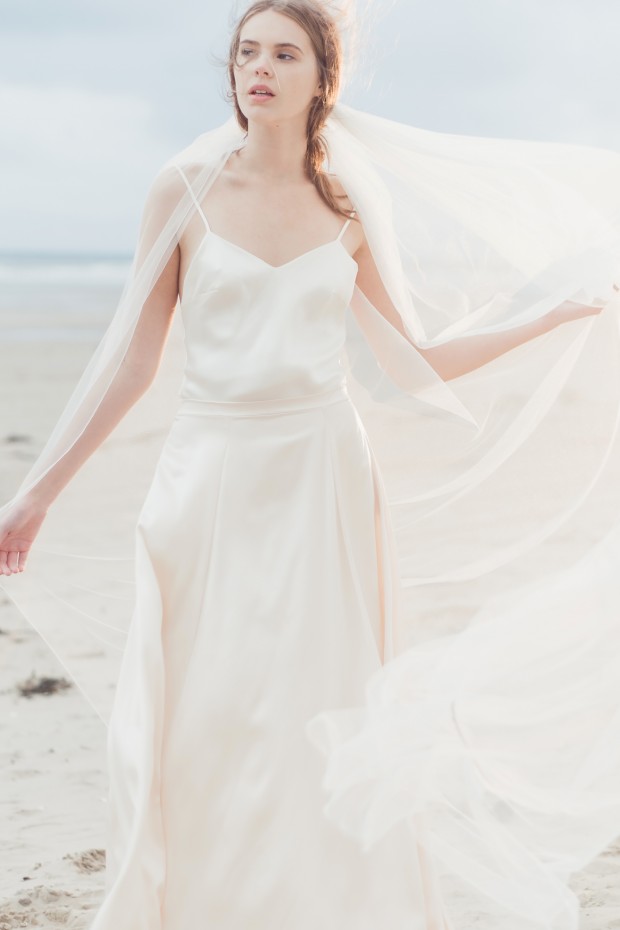 Ethereal & Beautiful Fine Art Bridal Editorial: Lace, Light, Sand & Sea