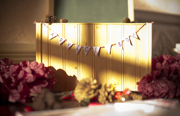 A Gorgeous Mulberry & Gold Christmas Winter Wedding: Tom & Emma