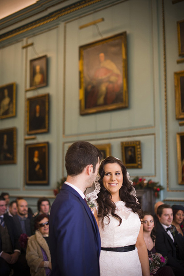 A Gorgeous Mulberry & Gold Christmas Winter Wedding: Tom & Emma