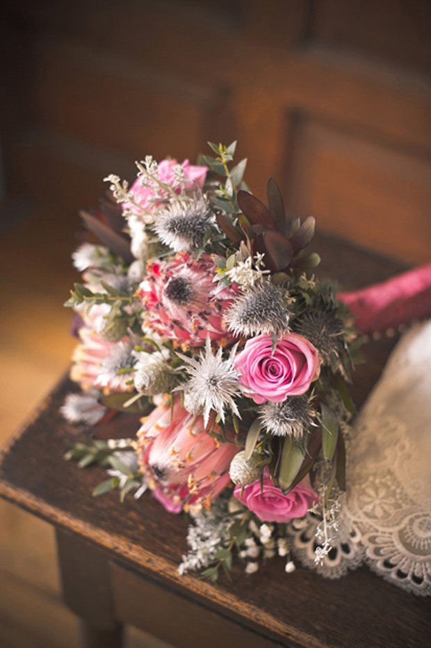 A Gorgeous Mulberry & Gold Christmas Winter Wedding: Tom & Emma