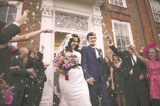 A Gorgeous Mulberry & Gold Christmas Winter Wedding: Tom & Emma