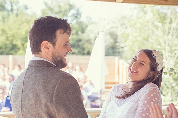 Kooky Pastel Pink & Mint Tipi Wedding With Lanterns & Bunting: Natalie & Tom