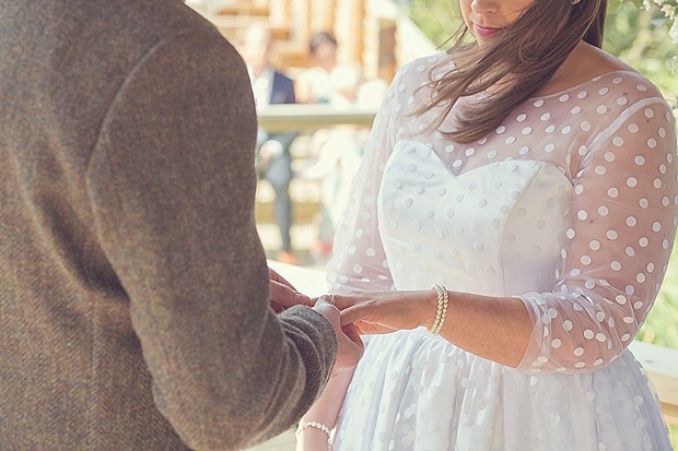 Kooky Pastel Pink & Mint Tipi Wedding With Lanterns & Bunting: Natalie & Tom