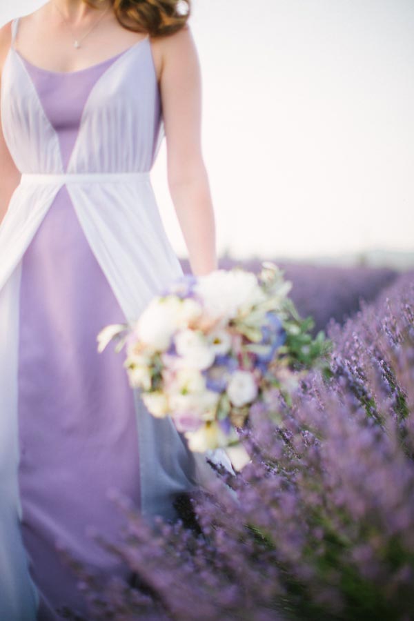 Amazing Lavender Fields Real Wedding