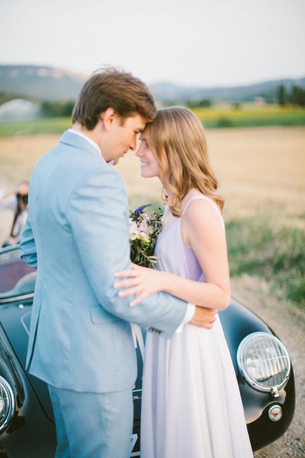 Amazing Lavender Fields Real Wedding