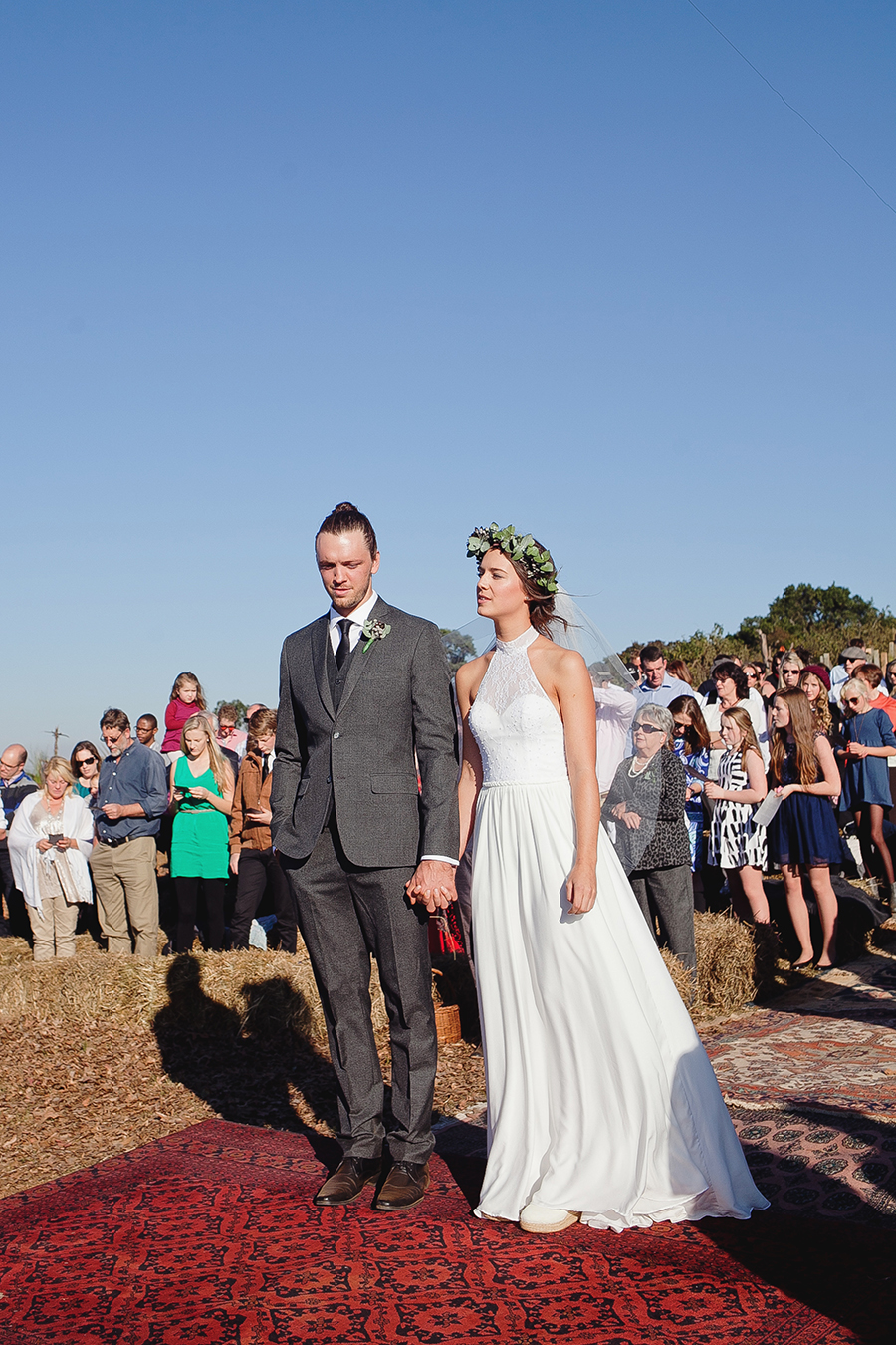 Foliage Crowns, Tree Stumps & a Giant Succulent Bouquet for an Earthy, Rustic Wedding: Chris & Mel Foliage Crowns, Tree Stumps & a Giant Succulent Bouquet for an Earthy, Rustic Wedding: Chris & Mel