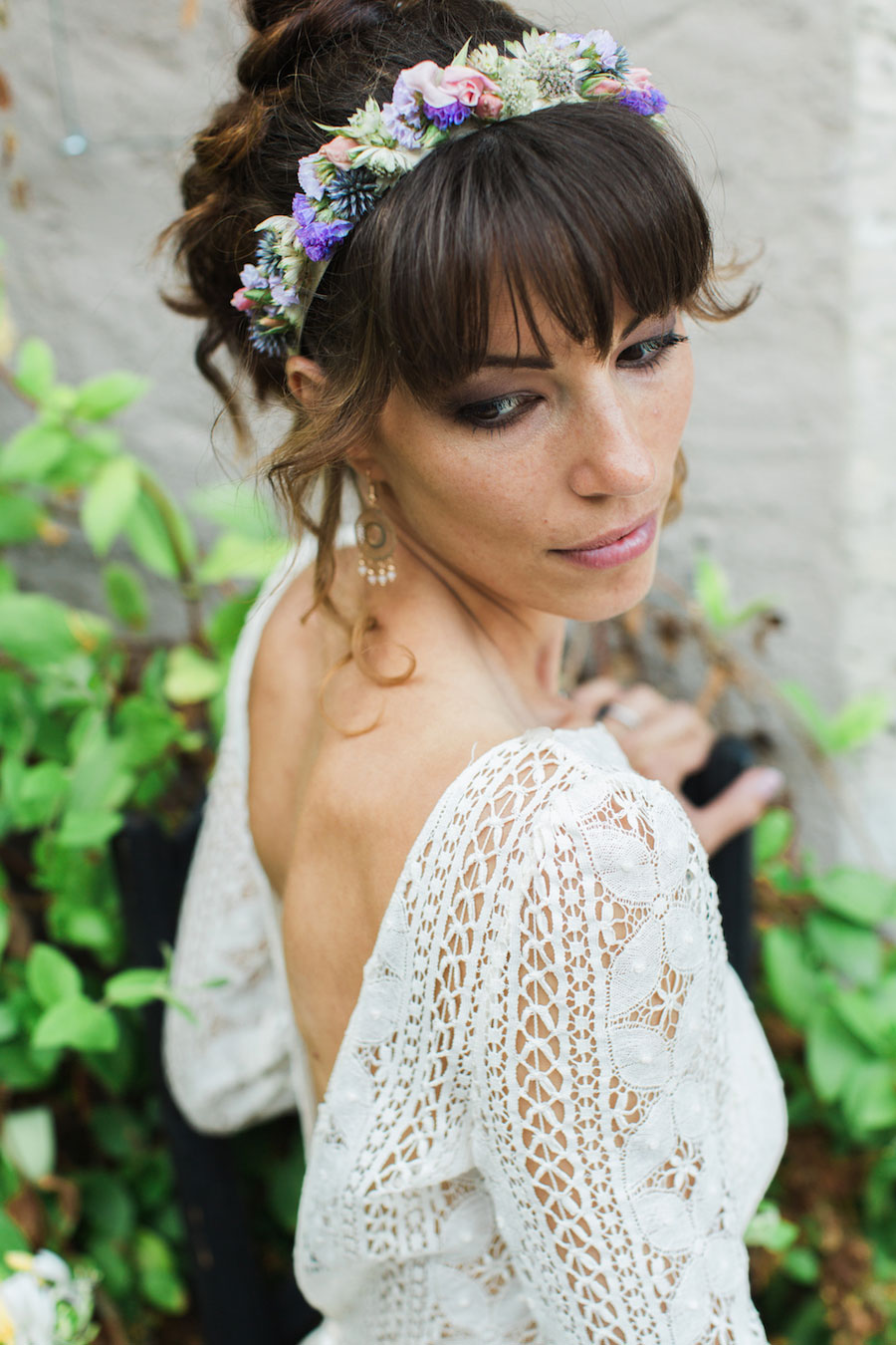 Chic Spring Bride In Laura de Sagazan Gown- Anne & Matthieu0070 Chic Spring Bride In Laura de Sagazan Gown- Anne & Matthieu0070